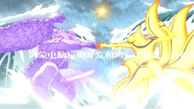 鸿蒙电脑应用开发和鸿蒙手机是一样的吗？